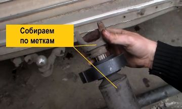 Метки карданного вала