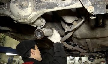 Установка карданного вала