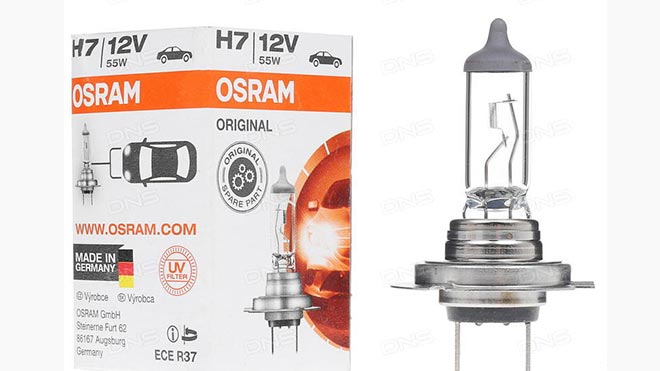 Галогеновая Оsram Н7 