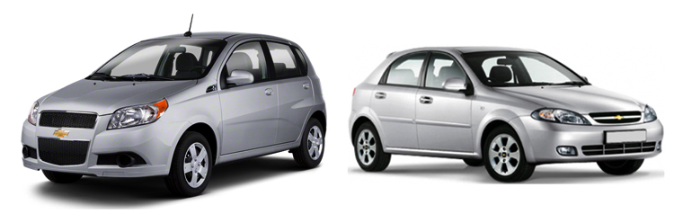 Chevrolet Aveo и Lacetti