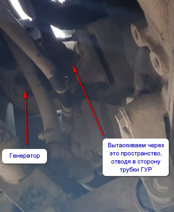 Как снимать генератор на Приоре