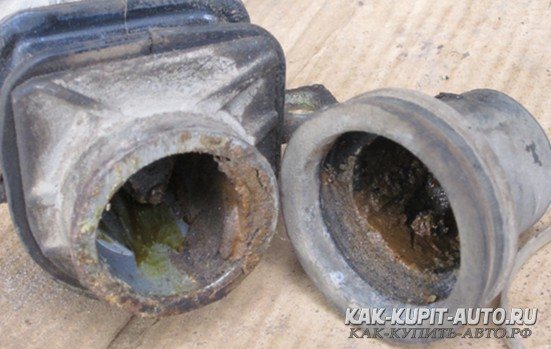 Вот что было внутри корпуса рулевой рейки